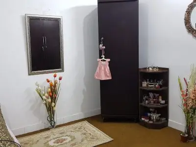 Fully furnished girls hostel room in Lahore
